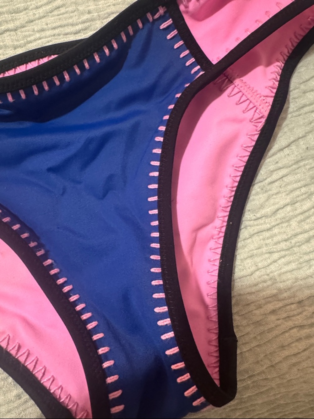 Victoria's Secret Pink and Navy Push-Up Bikini Set - Picture 5 of 5